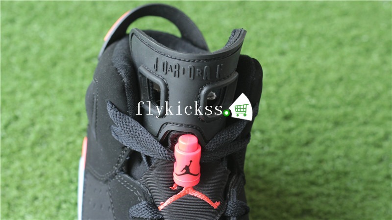 Authentic Air Jordan 6 Retro Black Infrared GS